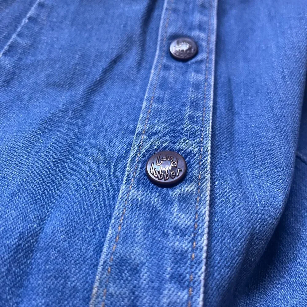 Vintage 1970s Landlubber Denim Dress - Picture 6 of 10